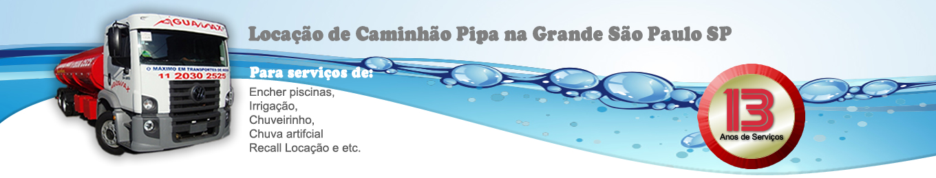 Locação de Caminhão Pipa para todo Brasil